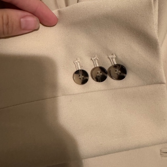 Alex Marie Sandstone Tailored Pantsuit - Picture 8 of 15